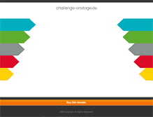 Tablet Screenshot of challenge-onstage.de
